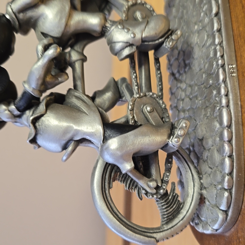 Mickey & Minnie "Bicycle Built for Two" Limited Edition Pewter Figurine - Picture 10 of 14